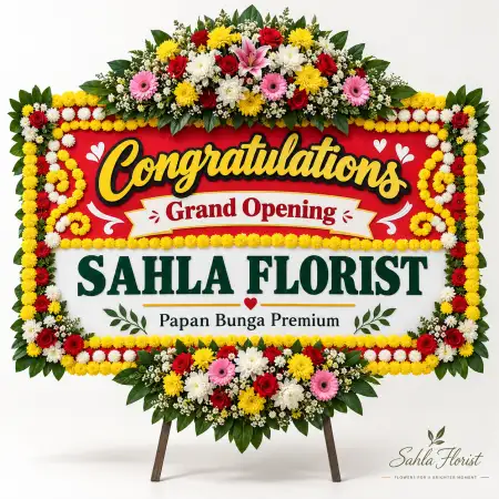 Papan Bunga Ucapan Selamat Pasar Kliwon
