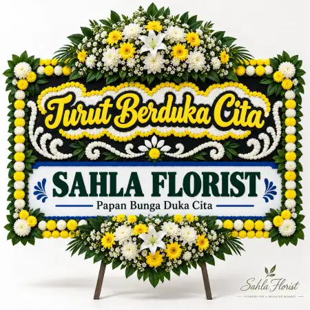 Papan Bunga Duka Pasar Kliwon